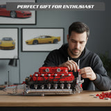 Mould King Lambo V12 Engine Building Sets - (3472 Pieces)