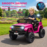 Qaba 12V Kids Ride-On Truck Toy with Remote Control