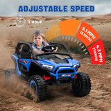 Qaba 24V Kids Ride-On Truck Toy with Remote Control