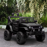 Aosom 12V Kids Ride-On Car Toy with Remote Control Black