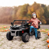 Aosom 12V Kids Ride-On Truck Toy with Remote Control