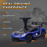 Qaba 6V Kids Ride-On Sports Car Toy with LED Lights