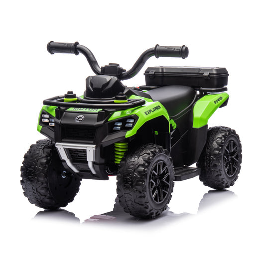 Explorer Quad UTV 6V Ride on Car 4-Wheeler Kids ATV with LED Lights and Music