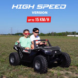 High Speed 24V Dune Buggy Up To 15 km/h Off-Road UTV Limited Edition Black with Remote Control and Rubber Tires (Copy)