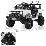 Costway 12V Kids Ride-On Truck Toy with Remote Control