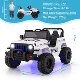 Costway 12V Kids Ride-On Jeep Car Toy with Remote Control