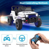 Costway 12V Kids Ride-On Jeep Car Toy with Remote Control
