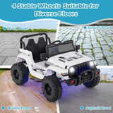 Costway 12V Kids Ride-On Jeep Car Toy with Remote Control