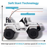 Costway 12V Kids Ride-On Jeep Car Toy with Remote Control