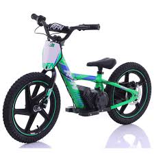 Electric Balance Bike 16 By Apollo Sedna Made For Kids TRPS Green