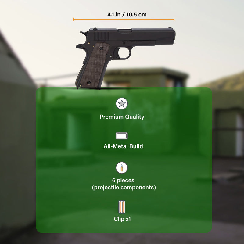 M1911 - Black - Wolfhound Tactical Miniature Pistol Model