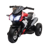 Qaba 6V Kids Ride-On Motorbike Toy with Lights and Music
