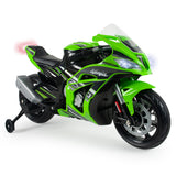 INJUSA 12V Kawasaki Ninja ZX10 Motorcycle for Kids