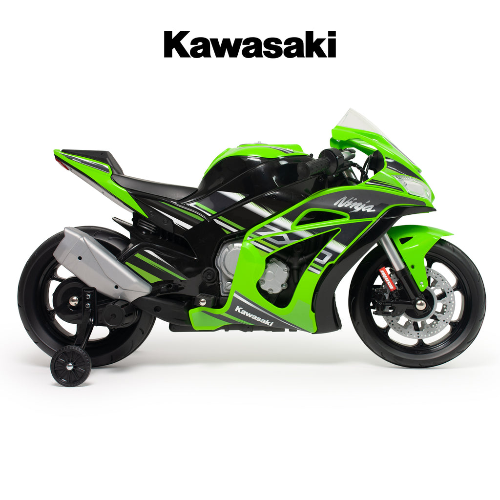 INJUSA 12V Kawasaki Ninja ZX10 Motorcycle for Kids – Kids On Wheelz
