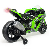 INJUSA 12V Kawasaki Ninja ZX10 Motorcycle for Kids