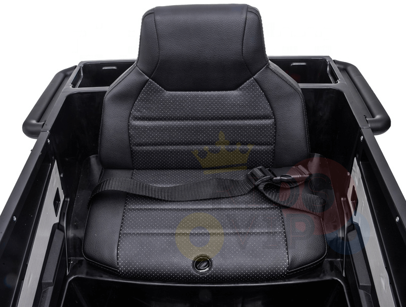 Future Police 12V Ride On Truck, 4×4, Leather Seat, Siren, BT, Rubber Wheels, Rc