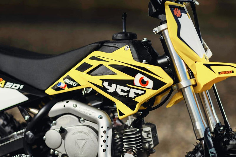 YCF 50AE Gas Dirt Bike Yellow