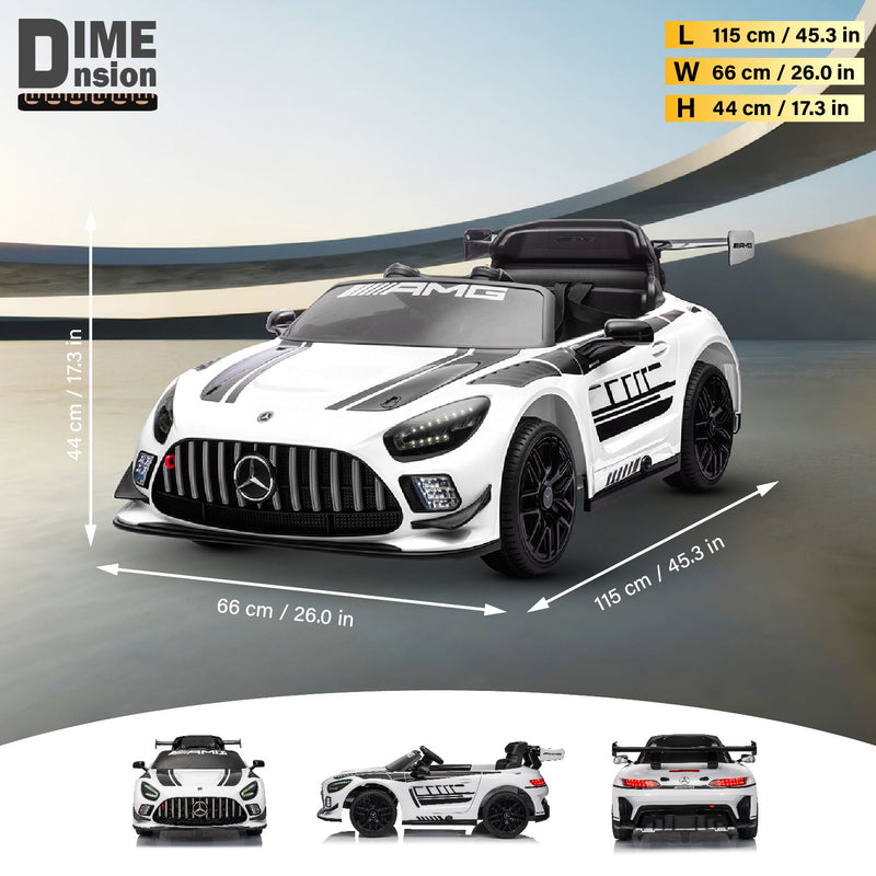 Mercedes Benz AMG GT3 Ride-On Car 24V for Kids 1 Seater FOr