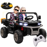 Aosom 12V Kids Ride-On Truck Toy with Remote Control