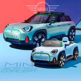 Mini Concept Aceman Kids 12V Electric Ride on Car Blue