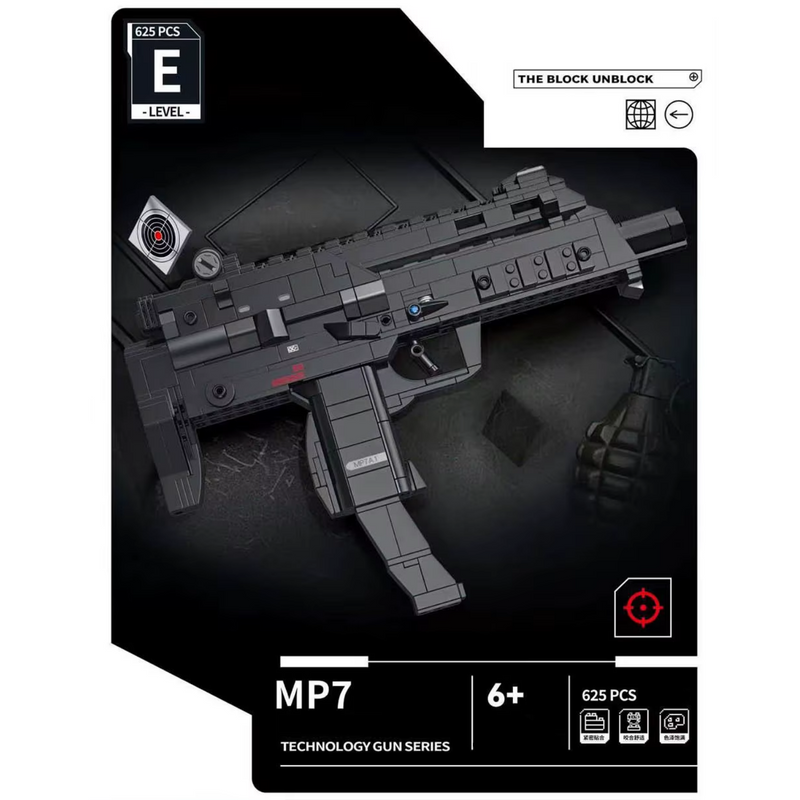 Panlos 670021 MP7 Submachine Gun Brick