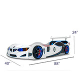 GT1 BMW M Race Car Bed Twin Size