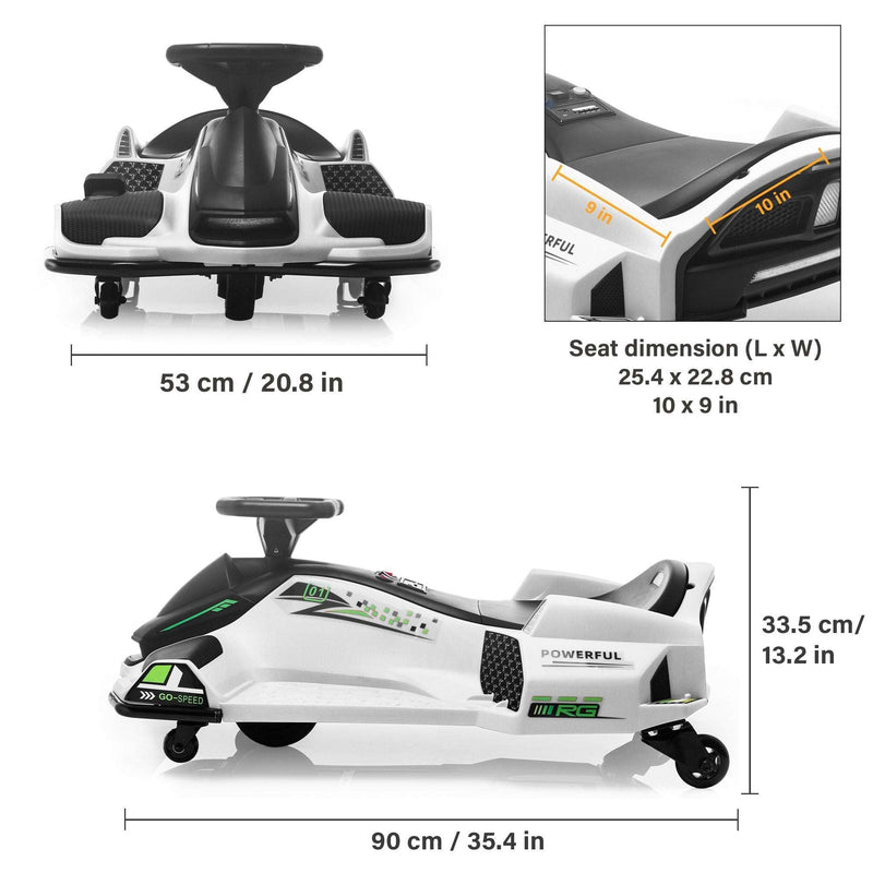 ThunderDrift 24V Brushless High-Speed GoKart Outdoor Racer Drifter