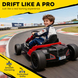 Qaba 24V Kids Ride-On Go Kart Toy