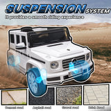 Aosom 12V Kids Ride-On Car Toy with Remote Control White