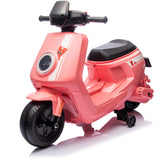 12V Ride on Car for Kids, 1 Seater Kids Vespa Motorcycle Scooter with MP3 Player and Lights