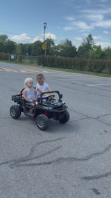 Costway 24V 2-Seater Kids Ride-On Dump Truck Toy with Remote Control