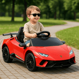 Lamborghini Huracan 12V 4X4 Kids Ride-On Car Red