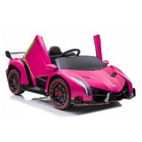 Lamborghini Veneno 12V 4X4 Ride-on Car Pink