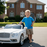 Bentley Mulsanne 12V Luxury Kids Ride-On Car White