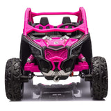 Kids Vip Can-Am Maverick Pro 2-Seater UTV Pink