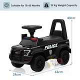 6V 3-in-1 Toddler Police Truck with Bluetooth and Siren