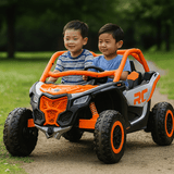 Kids Vip Can-Am Maverick Pro 2-Seater Electric Ride-On UTV Orange
