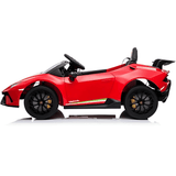 Lamborghini Huracan 12V 4X4 Kids Ride-On Car Red