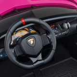 Lamborghini Veneno 12V 4X4 Ride-on Car Pink