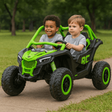 Can-Am Kids Maverick Pro 2-Seater Electric Ride-On Buggy Green