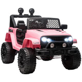 12V Jeep 1 Seater Battery Powered Kids Ride On Car Off Road Truck Toy w/ Parent Remote