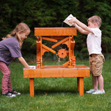 Avenlur | Outdoor Wooden Water Table for Toddlers | Kids’ Sensory Play Station