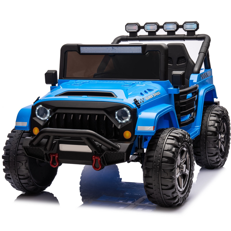 HAVOC 2 Seater Jeep 24V Kids Ride On Car Toy with Open Doors, Realistic Lights and Remote Control