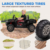 Aosom 12V Kids Ride-On Truck Toy with Remote Control