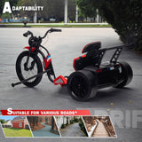 Drift 2.0 Trike High-Speed Outdoor Drifter Kids Ride-on Car with Hand Accelerator, Air Tire and LED Lights