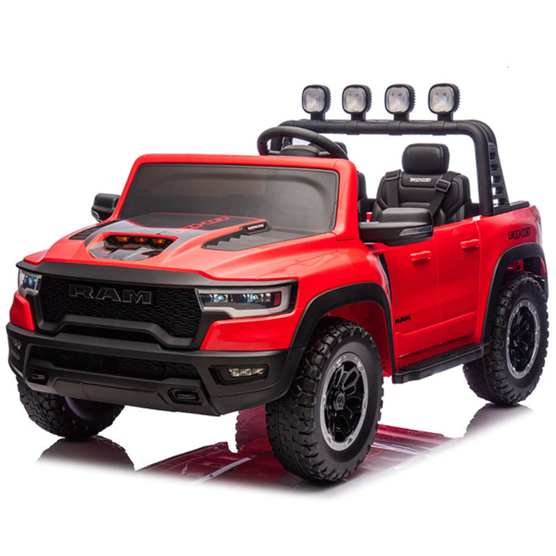Dodge Ram 1500 TRX/RHO 24V Two-Seater Ride-On Truck for Kids