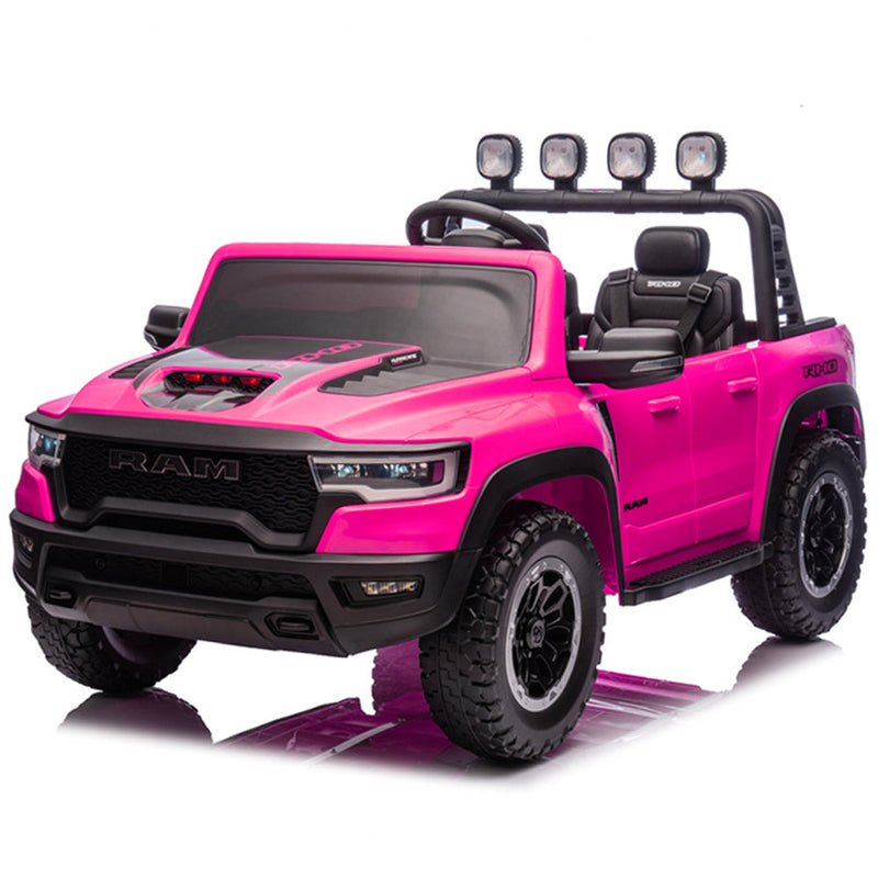 Dodge Ram 1500 TRX/RHO 24V Two-Seater Ride-On Truck for Kids