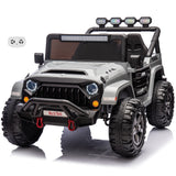 HAVOC 2 Seater Jeep 24V Kids Ride On Car Toy with Open Doors, Realistic Lights and Remote Control