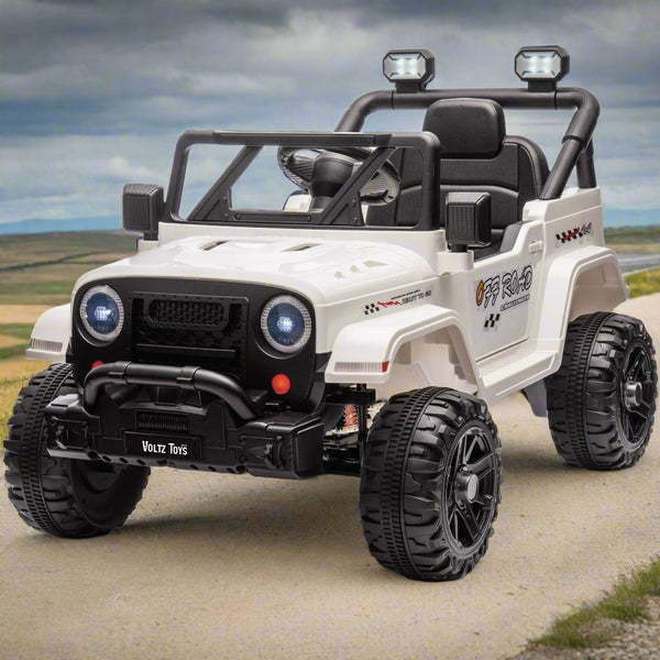 Jeep 12V Kids Ride On Car Parent Remote Control Black Friday