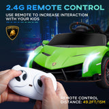 Aosom 12V Electric Lamborghini  Ride on Car Kids Ride-on Toy for Boys and Girls with Remote Control